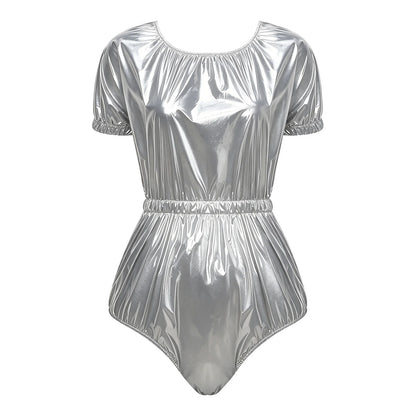 Women Men Washable Diaper Cover Sleeveless Waterproof Bodysuit Swimwear Clubwear Elderly Alzheimer Bedridden Adaptive Clothing