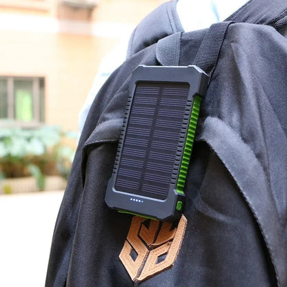 Solar Power Bank 100000mAh Waterproof Portable Solar Panel Charger Powerbank for iPhone16 Samsung Huawei Xiaomi External Battery