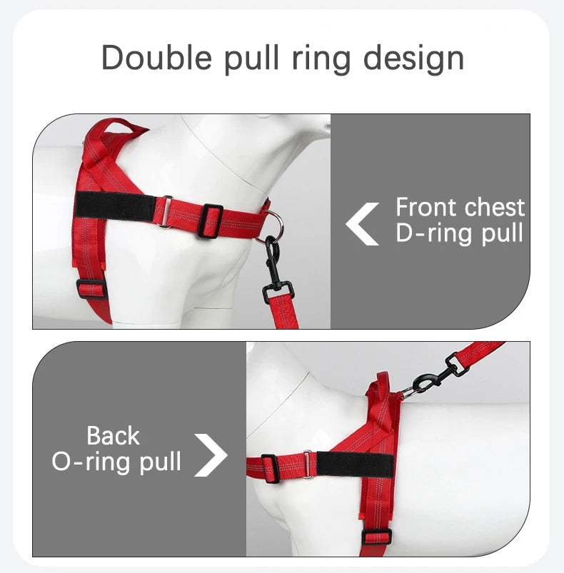 Personalized Reflective No Pull Harness for Small Medium Dog Washable Explosion-proof Comfort Dog Harnesses Pechera Para Perro