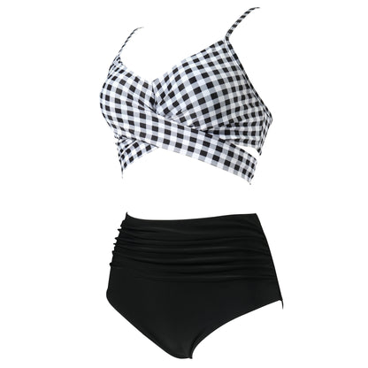 Push Up Bikini Women Swimsuits 2026 Sexy Swimwear Female Brazilian Bikini Set High Waist Biquini Swimming Suits Solid Beachwear