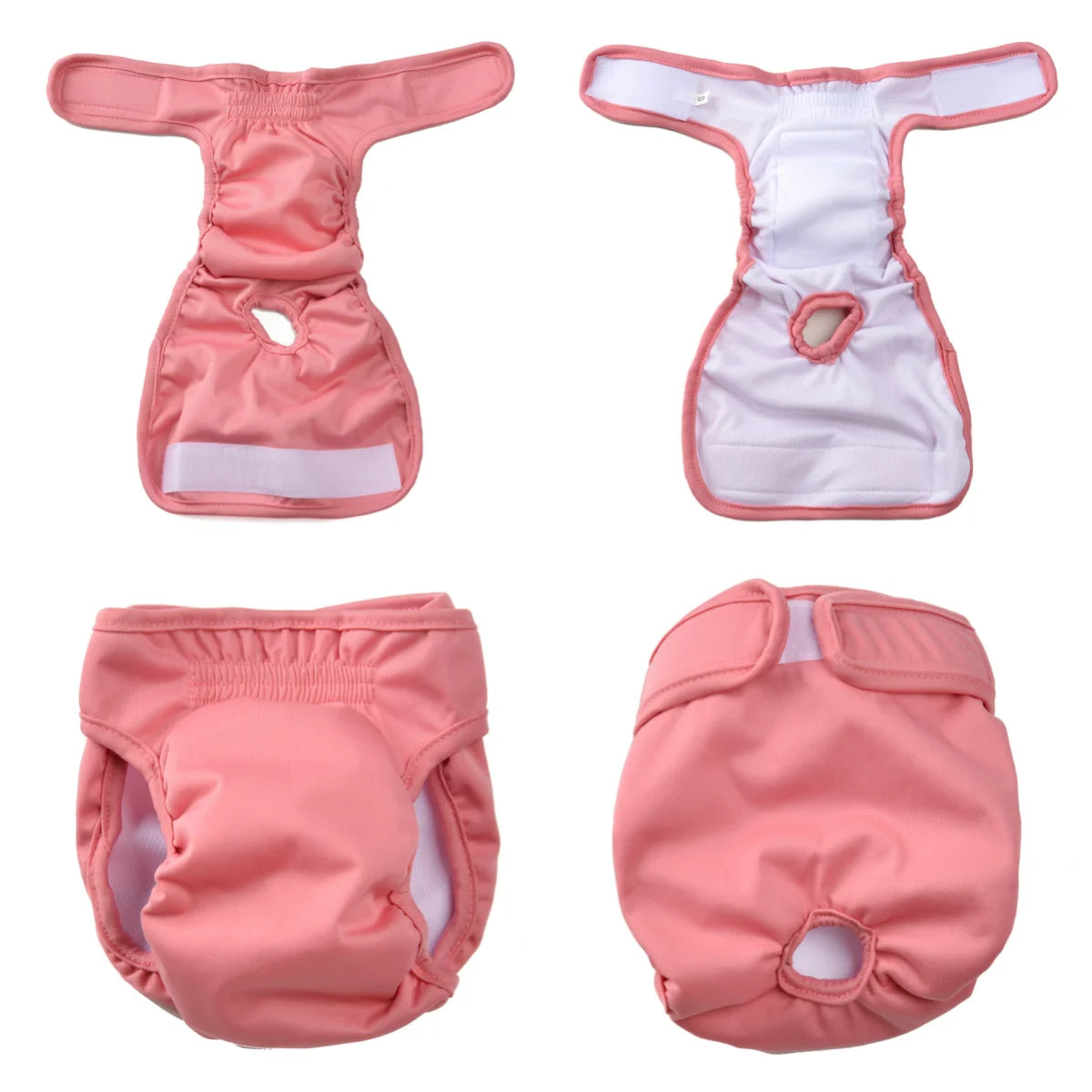 Reusable Female Dog Diapers Pet Physiological Pants Breathable Puppy Sanitary Panties Washable Pets Shorts for Small Medium Dogs