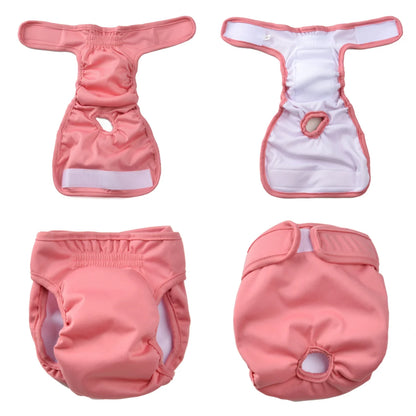 Reusable Female Dog Diapers Pet Physiological Pants Breathable Puppy Sanitary Panties Washable Pets Shorts for Small Medium Dogs