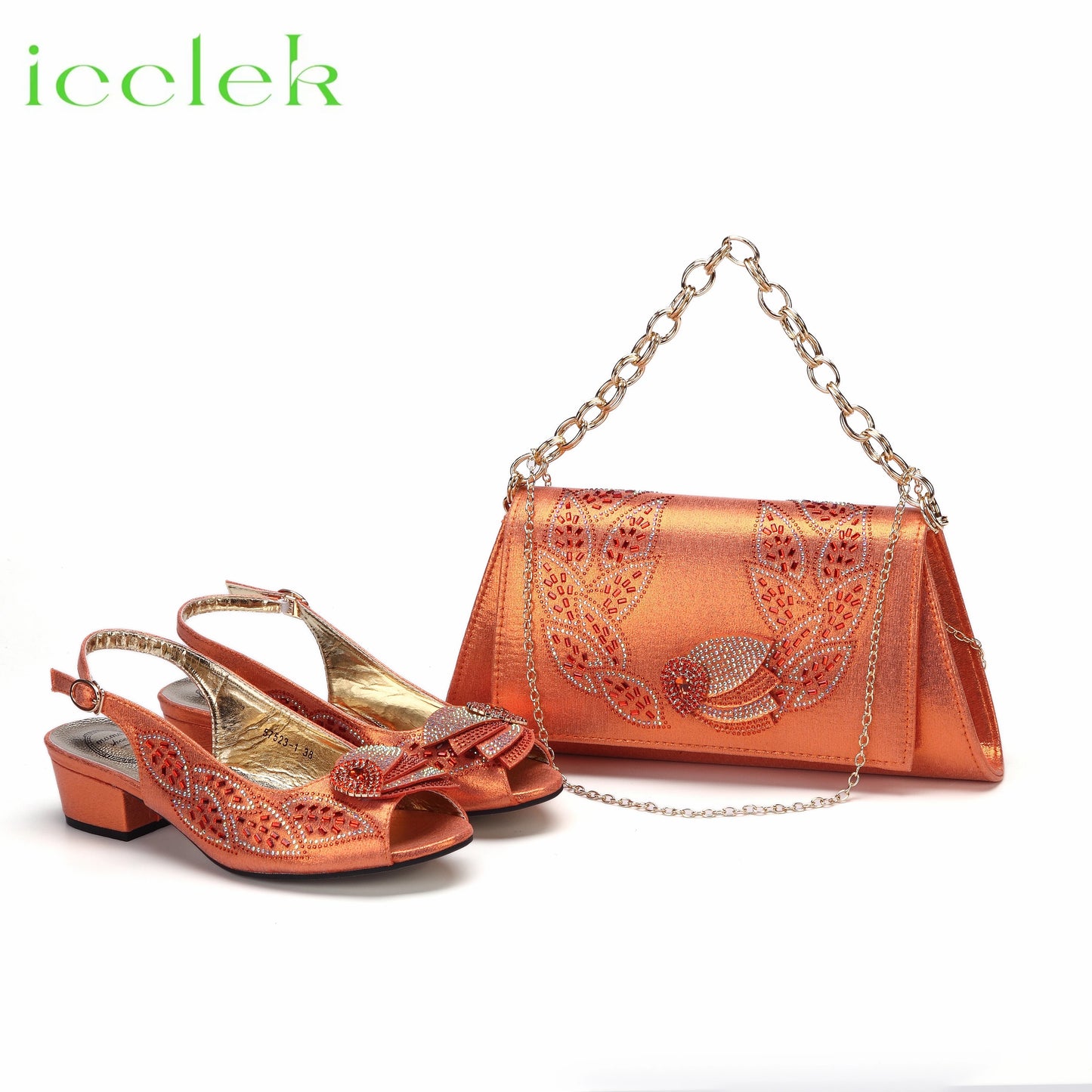 New Arrival Purple Color Women Peep Toe Sandals Shoes Matching bag Set For Mature Offices Ladies in Dress