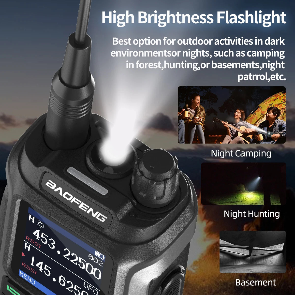 Baofeng UV-21 PRO Walkie Talkie Wireless Copy Frequency 16 KM Long Range TYPE-C V2 Two Way Radio Ham CB Radio UV-5R UV-17