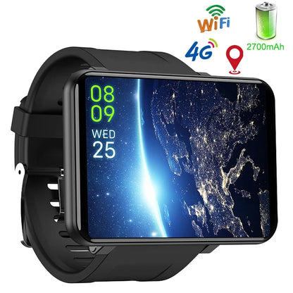 DM100 4G Smart Watch 2.86 Large Screen Android 7.1 Smartwatch 2700mAh Battery MTK6739 Quad Core 3GB/32GB 5.0MP Camera Wifi GPS