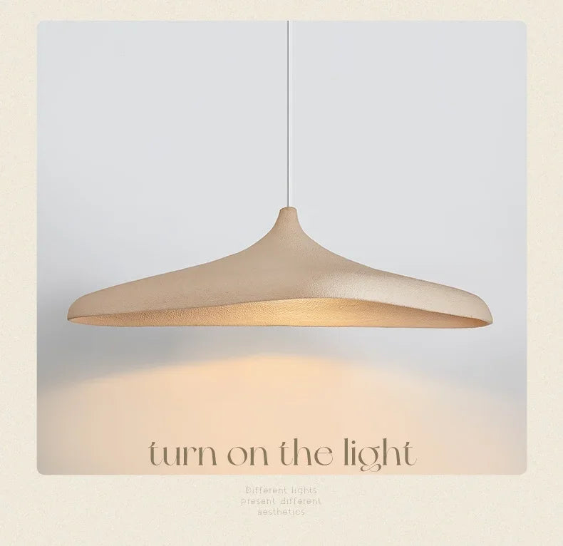 Japanese Wabi Sabi Style Led Pendant Lights Living Dining Room E27 Ceiling Chandelier Home Decor Bedroom Hanging Lamp Luminarias