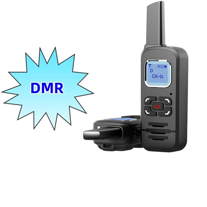 Long Range DMR Digital Analog Walkie Talkie Single Band Dual Time Slot Ham Radios for Emergency Communication