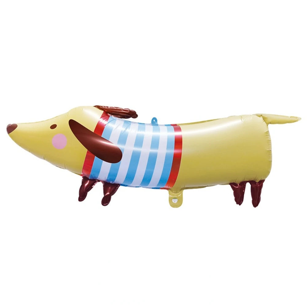 Cute puppy pet birthday decoration theme balloons, first-year decoration props, party atmosphere decoration