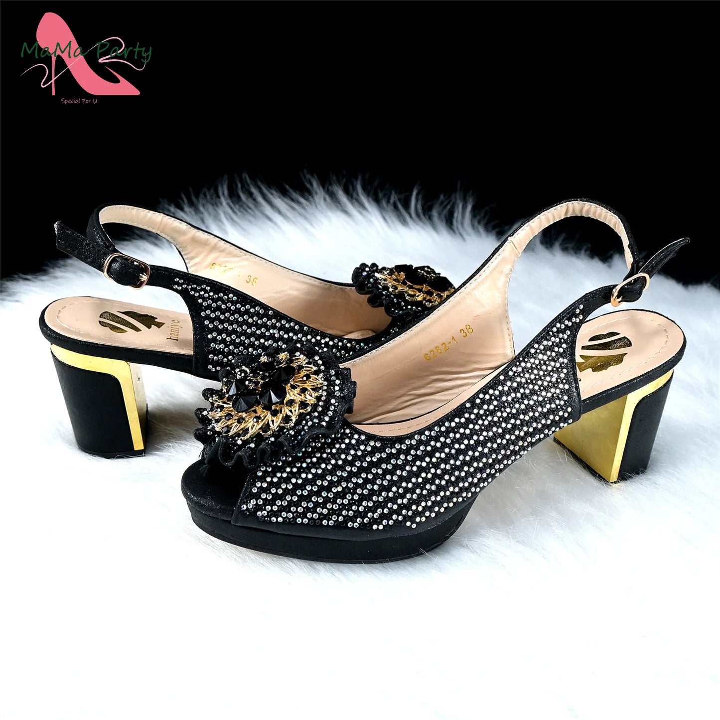 Mature Italian Women Shoes Matching Bag Set in Green Color 7 CM Comfortable Heels with Plaform Elegant Peep Toe Sandals