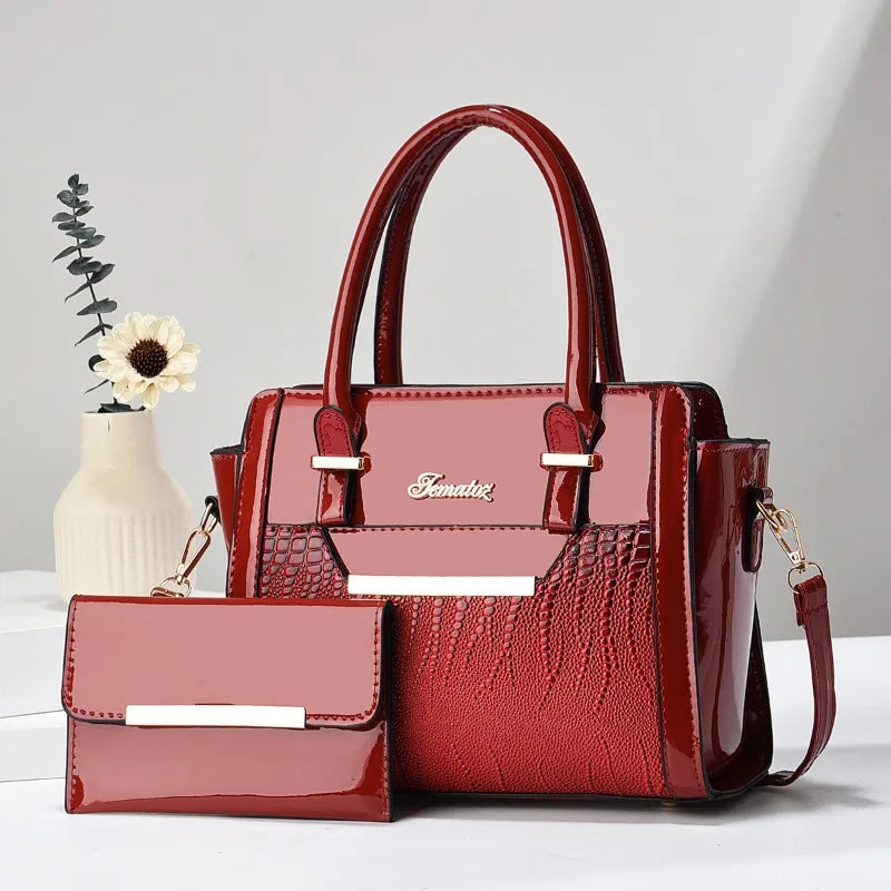 2025 New High Quality Pu Leather Messenger Bags for Women Luxury Designer Shoulder Crossbody Bags Ladies Purses and Handbags