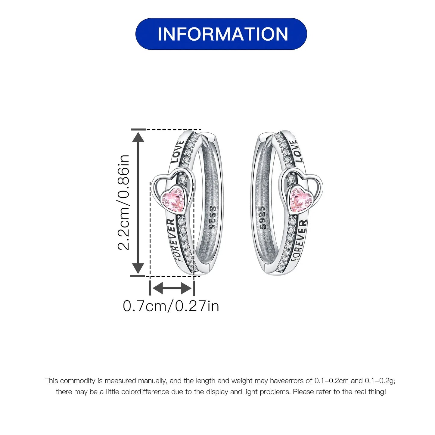 925 Sterling Silver Star Moon Heart Shape Earrings Jewelry Versatile Hoop Earrings For Women Jewelry Fine Birthday Party Gifts
