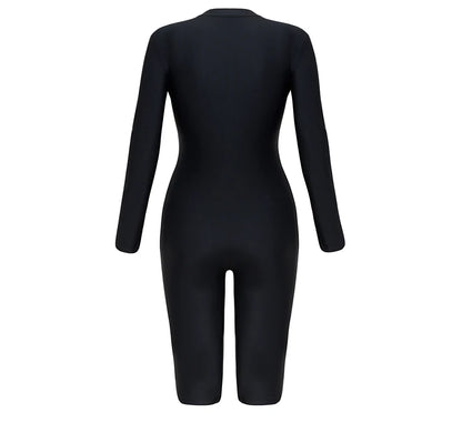 Women's Swimsuit With Sleeve One Piece Bathing Suit Female Beachwear Sport Style Swimming Costume Woman Swimwear Surfing Suit