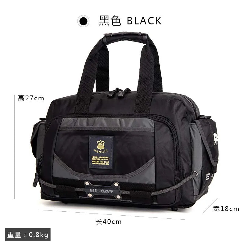 Men's Travel Bag Folding Oxford Cloth Bag Protects Portable Waterproof Shoulder Leisure Bags