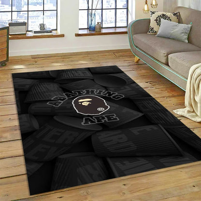3D Printing B-BAPE Fashion Carpet Rug for Bedroom Living Room Home Sofa Decoration,Children Game Large Decor Floor Mat Gift