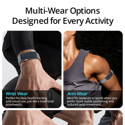 VALDUS VITRO ECG Smart Bracelet Heart Rate Blood Pressure Waterproof Long Battery Life Fitness SOS 2026 New NO Screen Smartwatch
