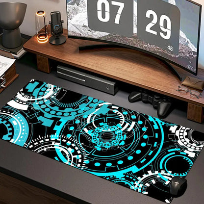 electronic panel Mouse Pad New Computer Home Mousepad XXL Desk Mats Natural Rubber Office Anti Slip Gaming Accessories pad