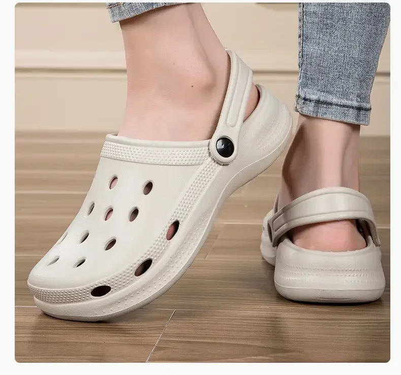 2026Summer Men Clogs Sandals Men's and Women's Leisure Slippers Beach Slides Home Garden Shoes Outdoor Sandals Plus Size46 47 48