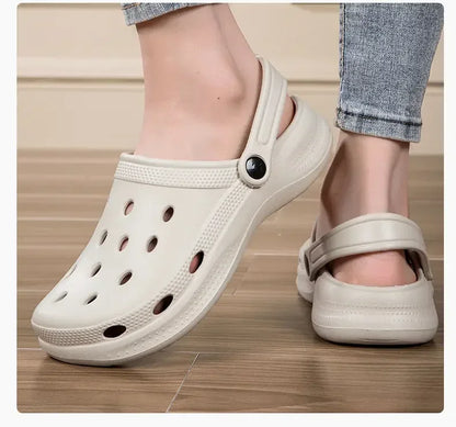 2026Summer Men Clogs Sandals Men's and Women's Leisure Slippers Beach Slides Home Garden Shoes Outdoor Sandals Plus Size46 47 48