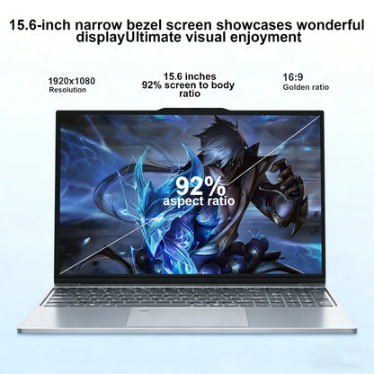 2026 Intel Core I9-10980HK Laptop 15.6 inch Win11 Pro 16GB RAM 1TB 2TB SSD Fingerprint Unlock Office Business Gaming Notebook