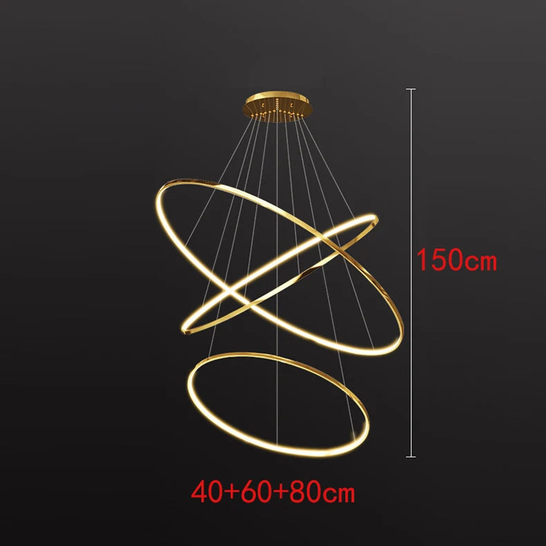 Nordic home decoration, stair chandelier, living room and dining room Pendant lights, ceiling light, indoor lighting