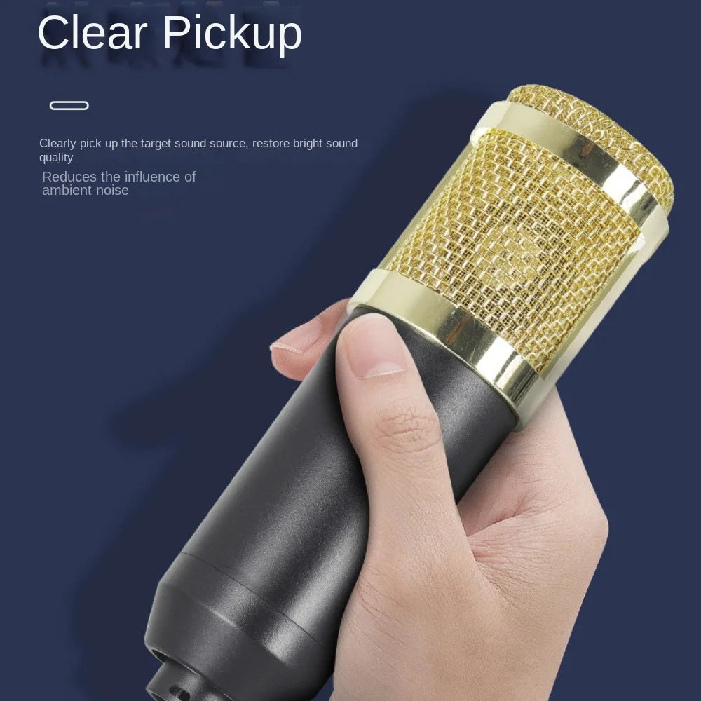 BM800 Condenser Microphone Kit Computer Sound Card Mobile Phone Voice Changer Microphone Streaming Headset Microphone