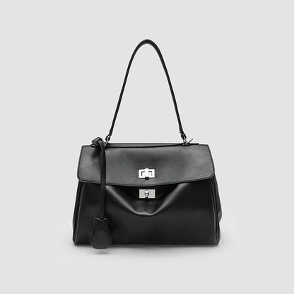 Casual Tote Bags For Women Luxury Designer Handbags And Purses 2024 New In PU Lock Tassel Decoration Large Capacity shoulder Bag