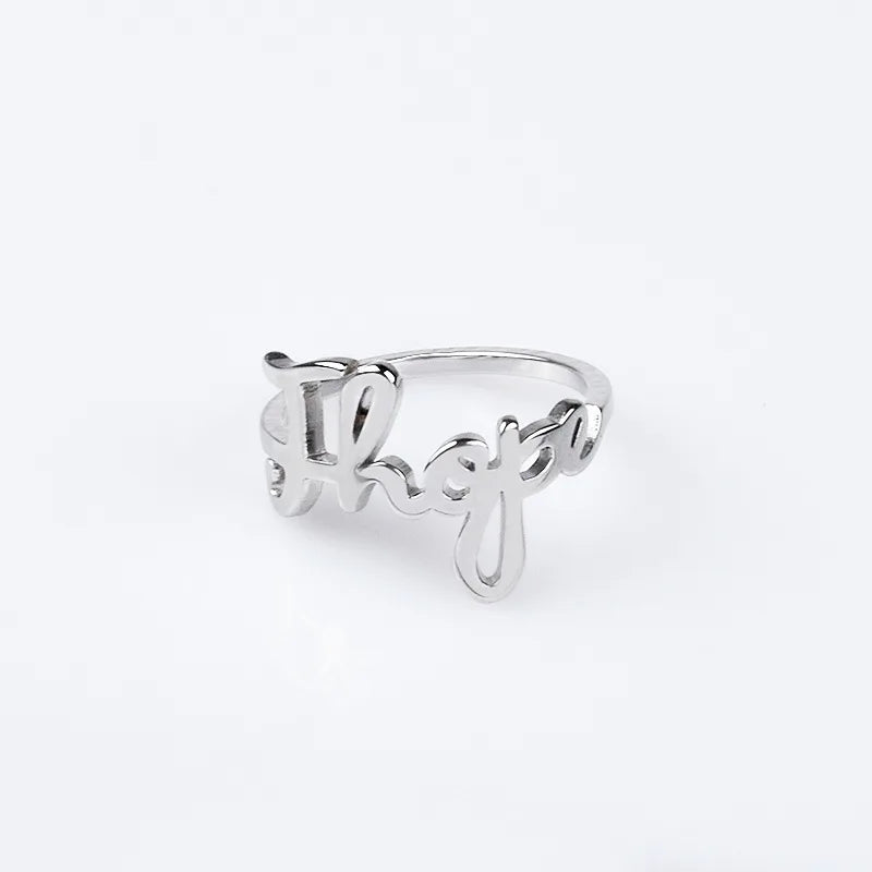 Kpop Group Members SUGA V J HOPE RM JIMIN Rings For Women Size 8# Anillos Mujer