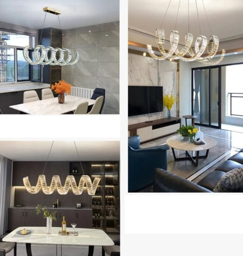Nordic Minimalist Home Decor Lighting Fixtures, Living Room Bedroom Dining Room Indoor Chandelier Pendant Lights
