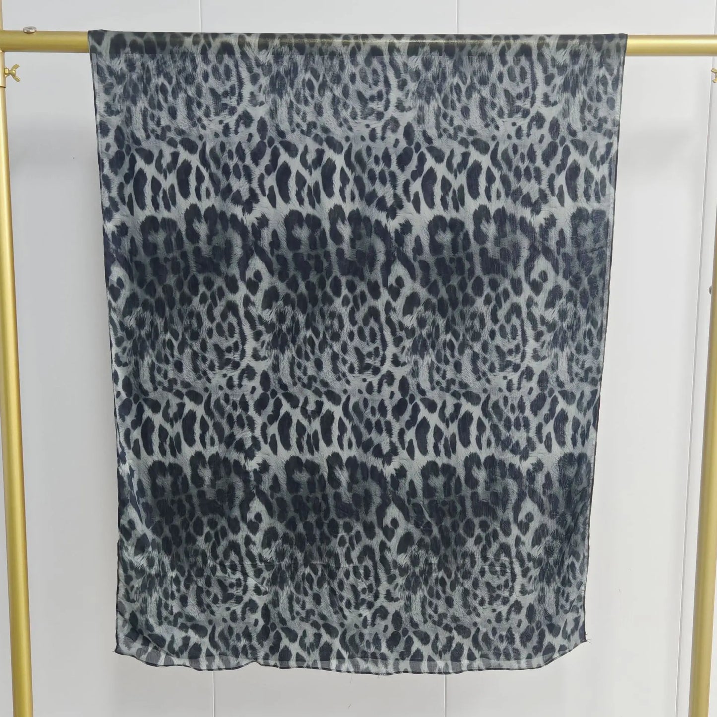 New Double-sided Print Modal Hijab Scarf Watercolor Leopard Prairie Hide Print Hijabs for Women Muslim Fashion Turbans for Women