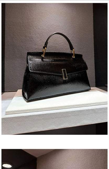 Luxury Designer Brand New High Quality Leather Handbags for Women Fashion Trend Snake Print Shoulder Bag сумка женская Hot Sale