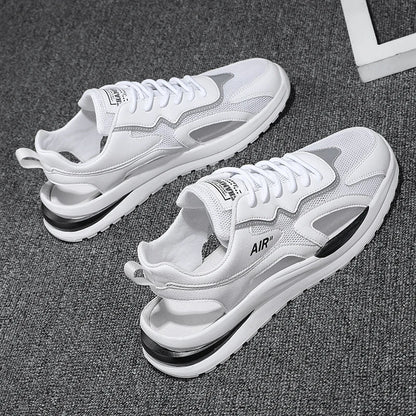 Summer Men Hollow Sandal Sneakers Breathable Mesh Platform Quick-Dry Casual Walking Shoes Non Slip Light Outdoor Beach Trainers