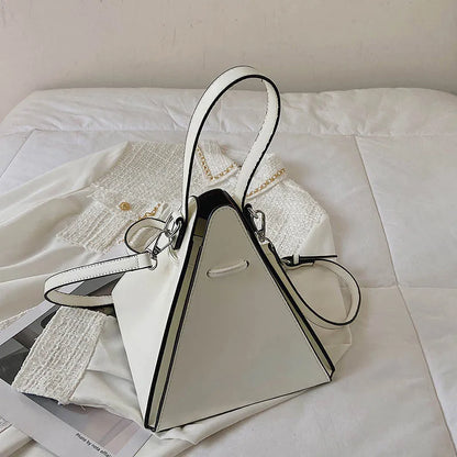 Fashion Ladies Shoulder Bags Handbag Sense of luxury Women Bags High quality Leather Crossbody Bag Designer Female Triangle Bags