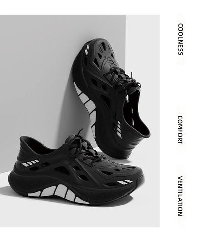 Mens Slippers Summer Outdoor Beach Sandals Garden Shoes Clogs For Men Non Slip Slides Flip Flops Zapatos Hombre Chinelos Masculi