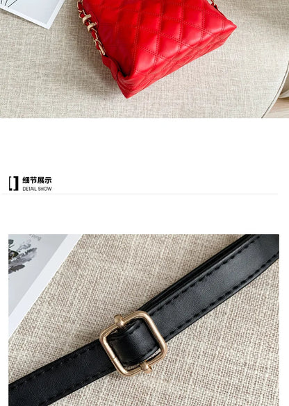 Design Handbag Shoulder Bags for Women Small Luxury Crossbody Bag High Quality Soft Leather Purse New Ladies Small Square Bag