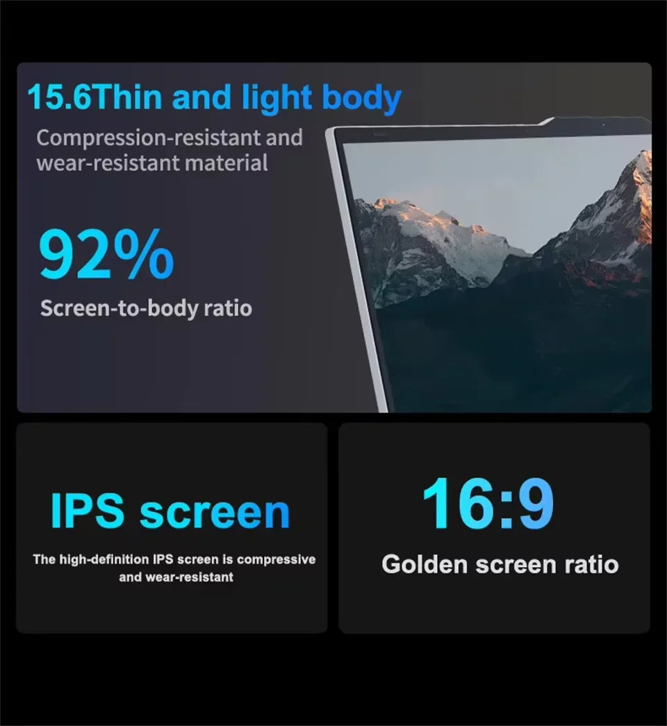 2026 Intel Core I9-10980HK Laptop 15.6 inch Win11 Pro 16GB RAM 1TB 2TB SSD Fingerprint Unlock Office Business Gaming Notebook