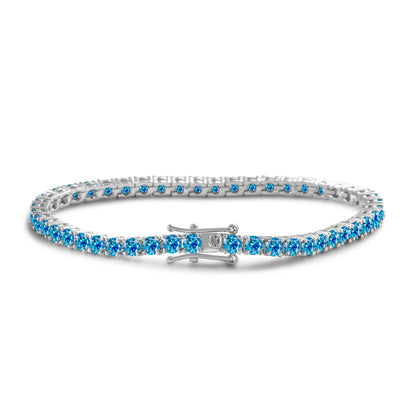 TY 925 Sterling Silver Moissanite Tennis Necklace & Bracelet For Women Men D-Color Moissanite Necklace Hip-Hop Tennis Chain