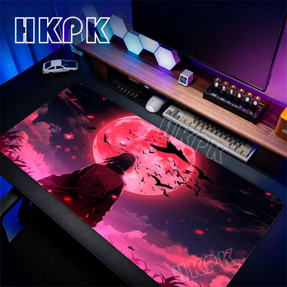 Gamer Larger XXL Mouse Pad Uchiha Itachi Madara Naruto Uzumaki Mousepad Computer Keyboard Desk Mat Gaming Accessories Mousepad