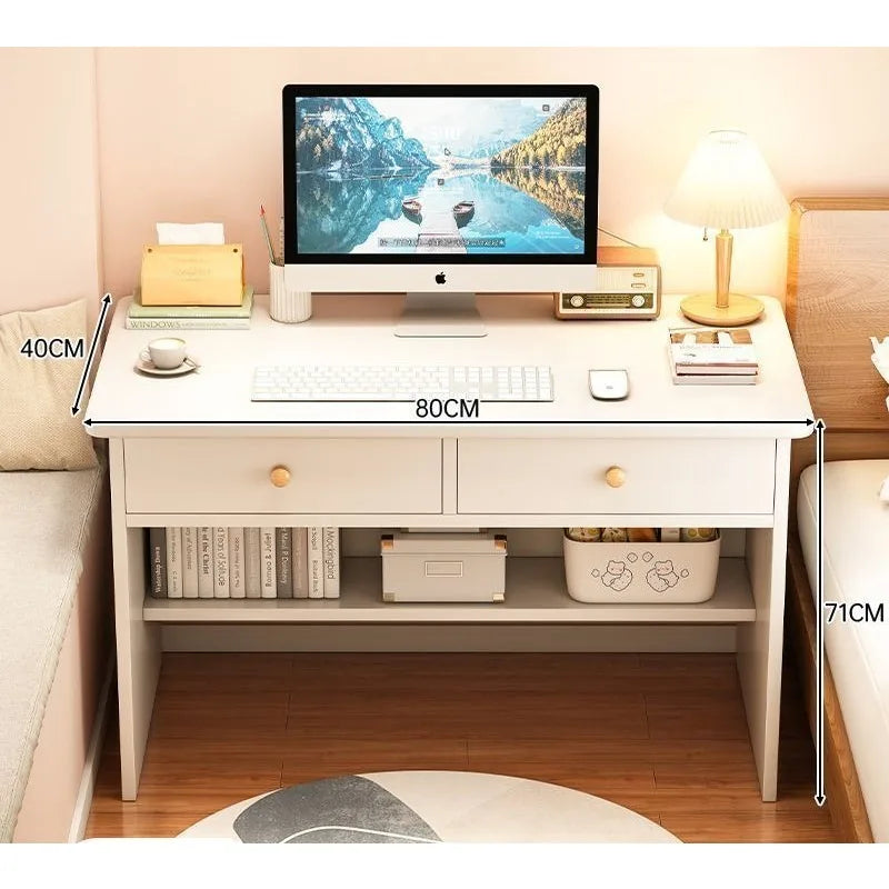 Corner Computer Desk Corner Desk Home Study Table Bedroom Girls Dresser Bookcase Integrated Desk