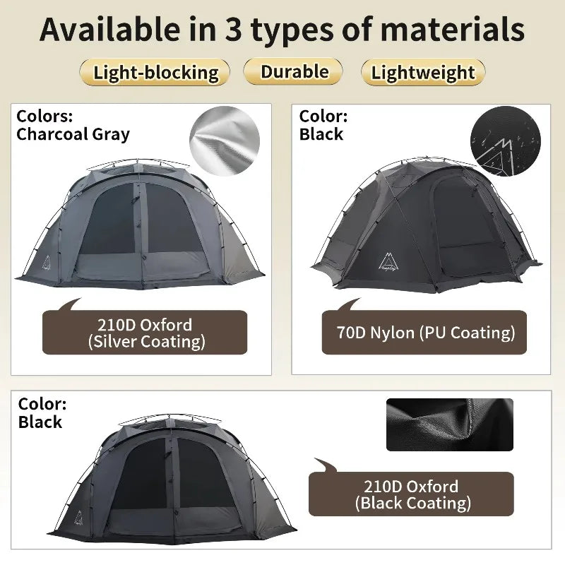 Luxury 6m Geodesic Dome Tent with Custom Logo Connectable Oxford PVC Fabric Aluminum Pole for Outdoor Family Events Hotel Use