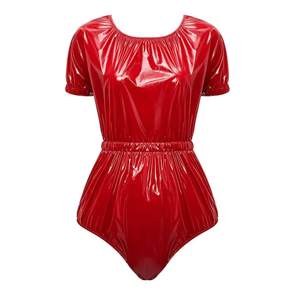 Women Men Washable Diaper Cover Sleeveless Waterproof Bodysuit Swimwear Clubwear Elderly Alzheimer Bedridden Adaptive Clothing
