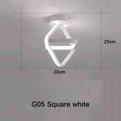 LED Strip Aisle Ceiling Lights Modern Minimalist Living Room Lamps For Balcony Entrance Staircase Home Decor corridor lamp