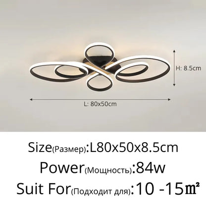 Simple Led Ceiling Light Creative Living Room Bedroom Study Dining Room Ceiling Lamp Nordic Modern Home Indoor Lighting Fixtures