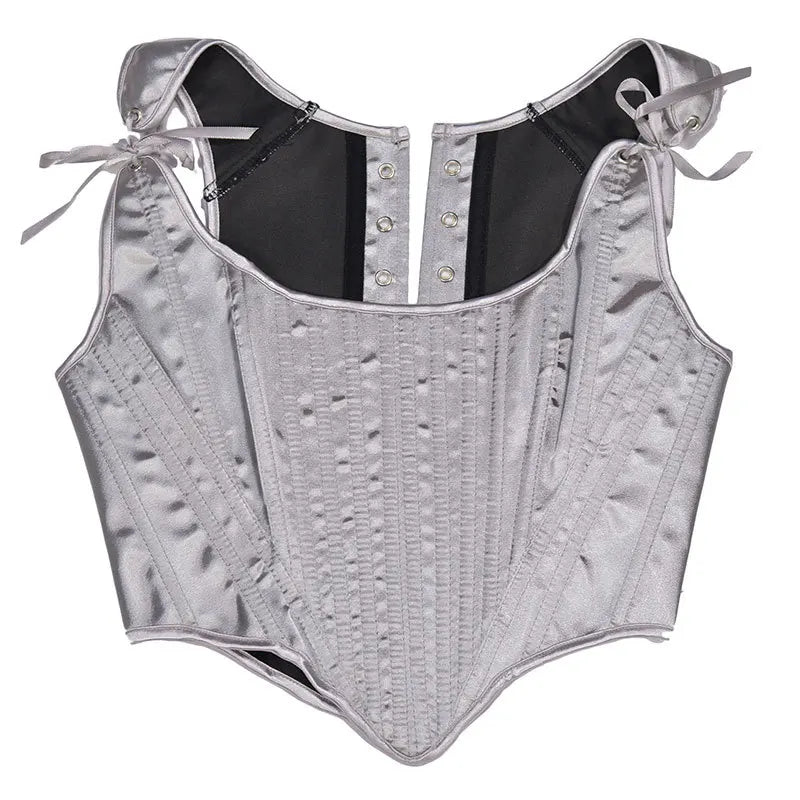 Lolita Tanks Corset Sexy Slimming Bandage Shapewear Women Evening Party Elegant Retro Bustier Top Streetwear Woman Clothes