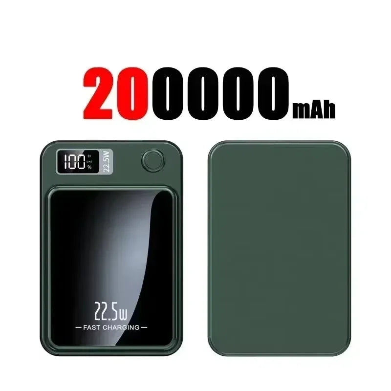 Lenovo PD22.5W Fast Charging Magnetic Wireless 500000mAh Large Capacity External Battery Power Bank For iPhone Samsung