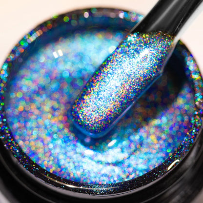 AWStorG 5ML Colorful Laser Cat Magnetic Gel Blue Glitter Shine Soak Off  Semi Permanent  UV Gel Nail Art Varnish Nail Supplies