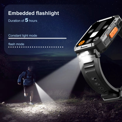 Blackview W60 Waterproof Smart Watch 2.01 inch HD Display 900mAh Large Battery Smartwatch Emergency Lighting Woman Man Watches