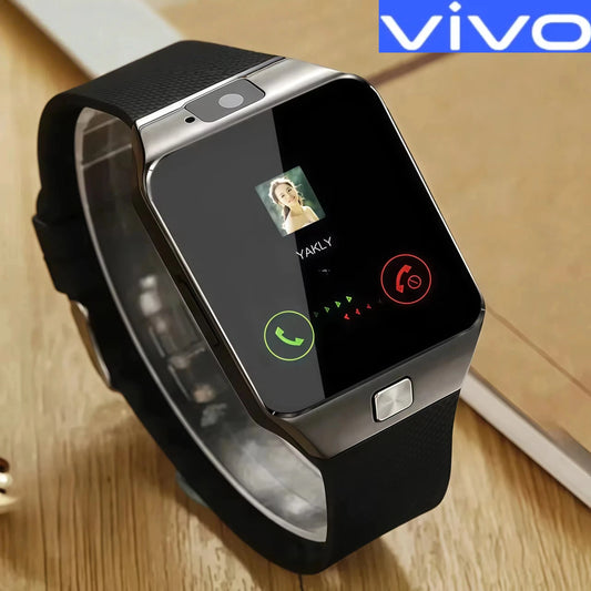 VIVO Digital Touch Screen Smart Watch DZ09 Bracelet Camera Bluetooth Waterproof Wrist Watch SIM Card Phone Intelligent Fitness