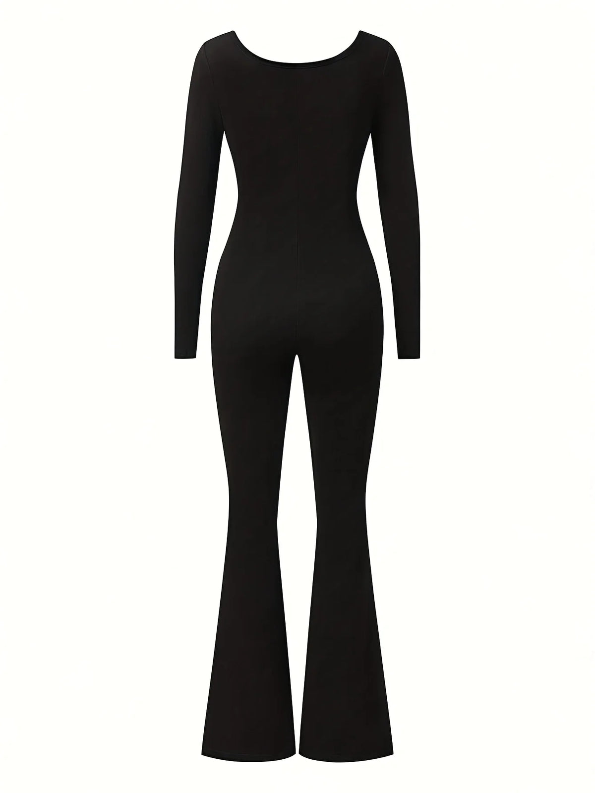 Women's jumpsuit, casual, stylish, sexy, elegant, U-neck, slim fit, versatile for outdoor sports.