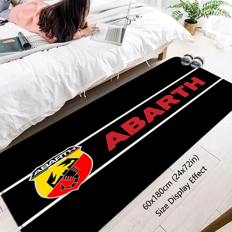 House Entrance Doormat Abarth Car Boot Hallway Carpet Living Room Rugs Foot Carpets Bathroom Rug Floor Mats Non-slip Home Decor