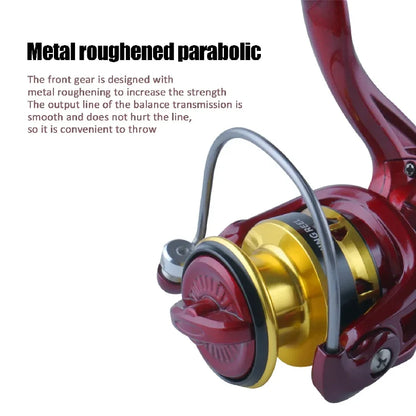 Fishing accessori149g Ultralight Spinning Reel 1000 Series 4.8:1 Ice Fishing Reel Metal Spool Folding Handle for Finesse Fishing